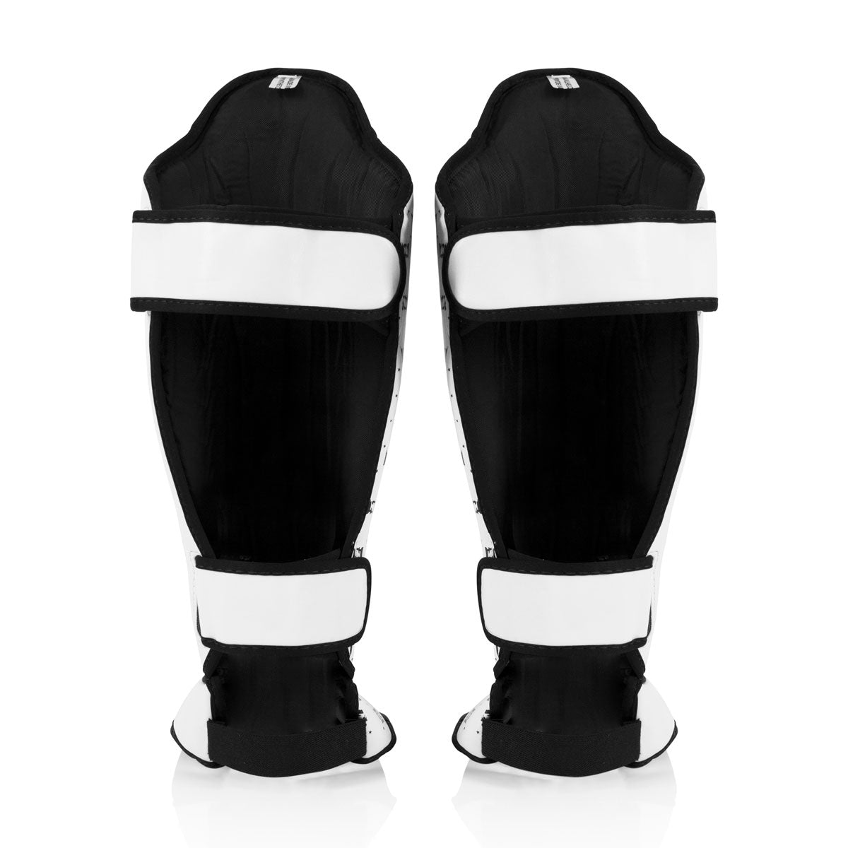 Schienbeinschoner Fairtex Wettbewerb SP5 mit weißen Fußstützen