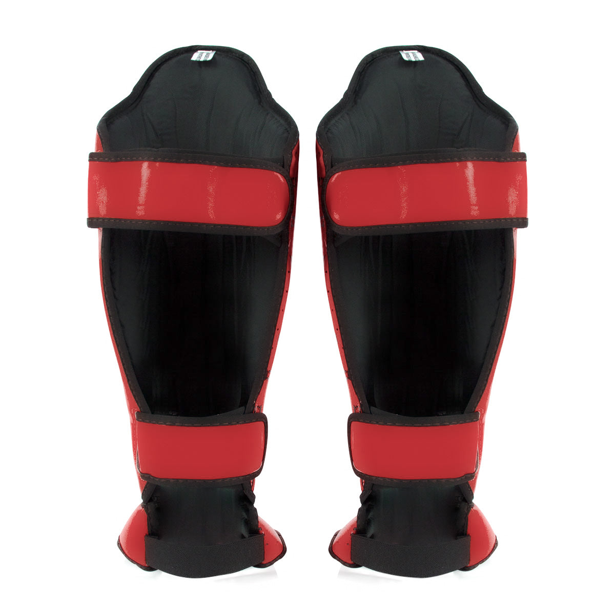 Schienbeinschoner Fairtex Wettbewerb SP5 mit Fußstützen Rot