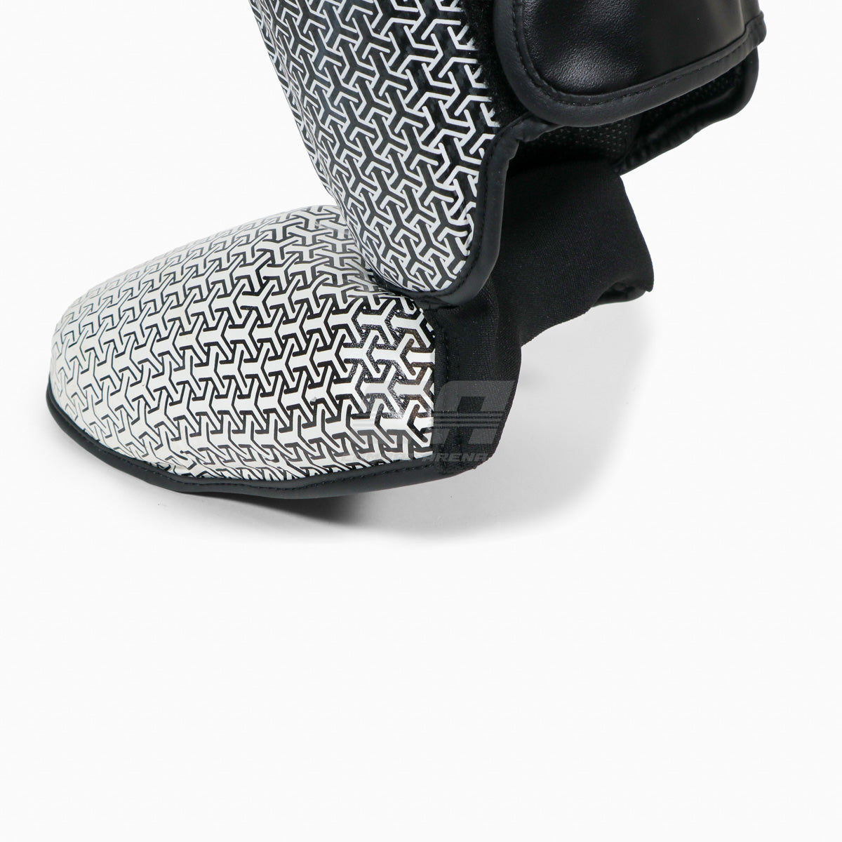 Schienbeinschoner mit Parafuss Adidas Pro Kickboxing WAKO Schwarz-Weiß