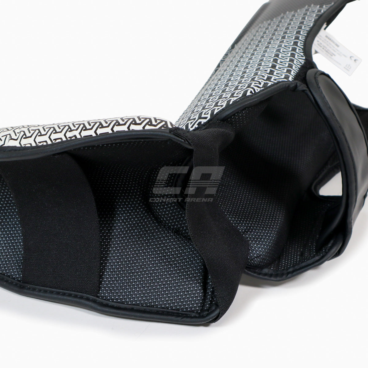 Schienbeinschoner mit Parafuss Adidas Pro Kickboxing WAKO Schwarz-Weiß