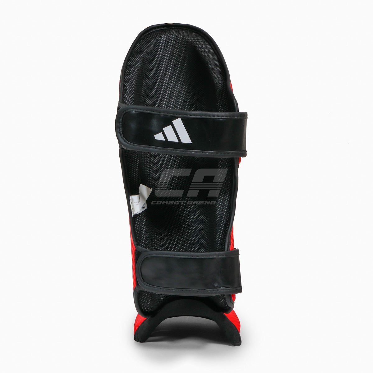 Schienbeinschoner mit Trittfläche Adidas Pro Kickboxen WAKO Rot-weiß