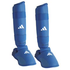 Schienbeinschoner und Fußschutz Adidas Rot und Blau WKF-zugelassen