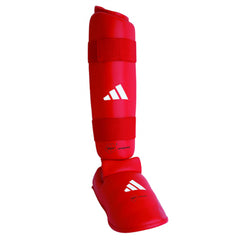 Schienbeinschoner und Fußschutz Adidas Rot und Blau WKF-zugelassen