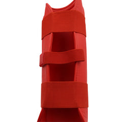 Schienbeinschoner und Fußschutz Adidas Rot und Blau WKF-zugelassen