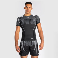 Venum Adrenaline Rashguard Kurzarm Schwarz-Grau