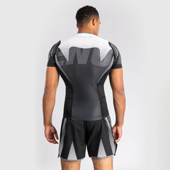 Venum Adrenaline Rashguard Kurzarm Schwarz-Grau