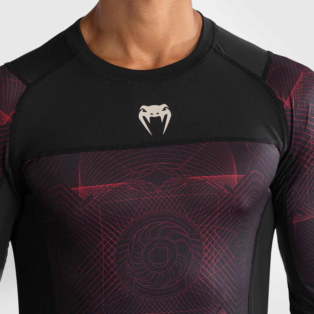 Venum G-Fit Air langärmlig Schwarz-Rot
