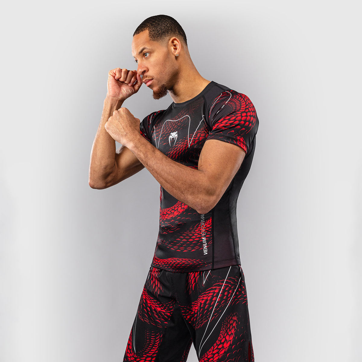 Venum Matupa Rashguard Kurzarm Schwarz-Rot