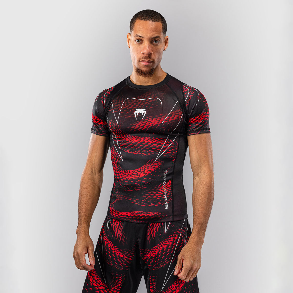 Venum Matupa Rashguard Kurzarm Schwarz-Rot