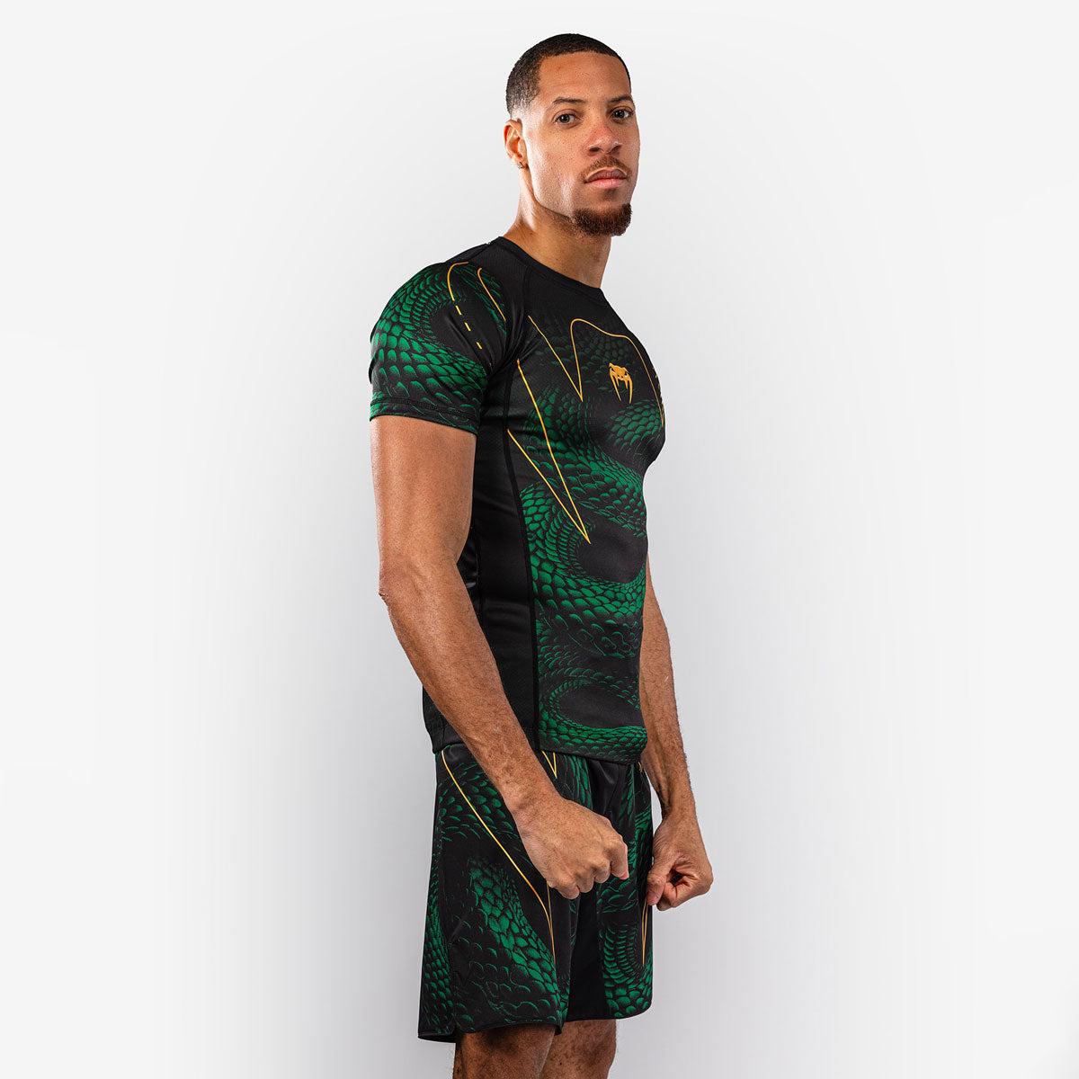 Venum Matupa Rashguard Kurzarm Schwarz-Grün
