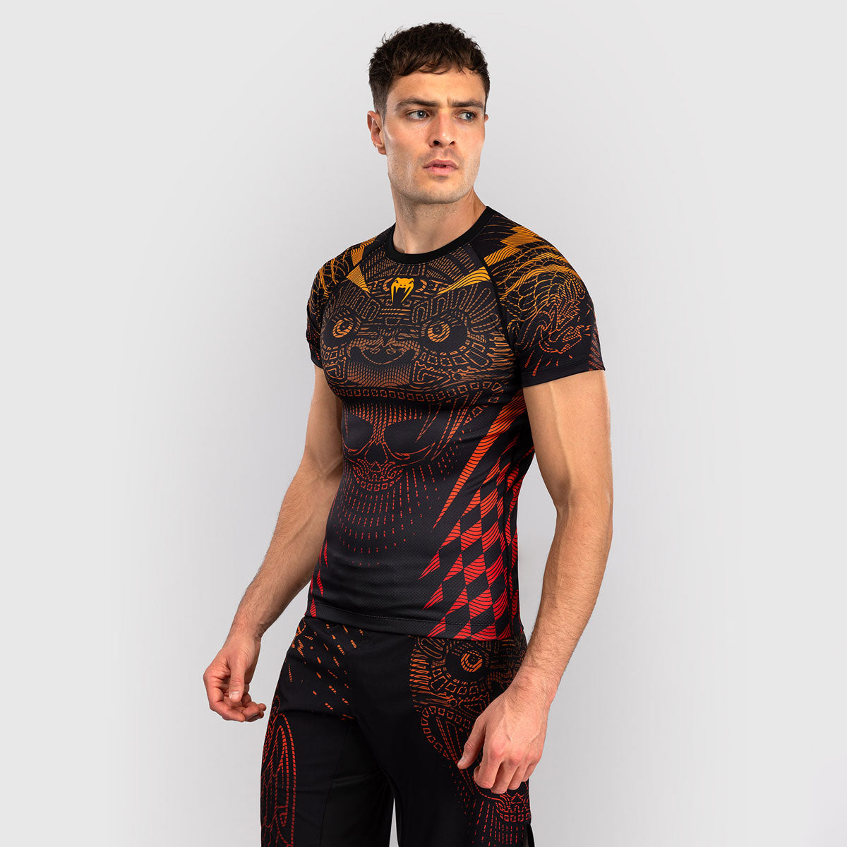 Venum Quetzal Fury Rashguard Kurzarm Schwarz-Rot