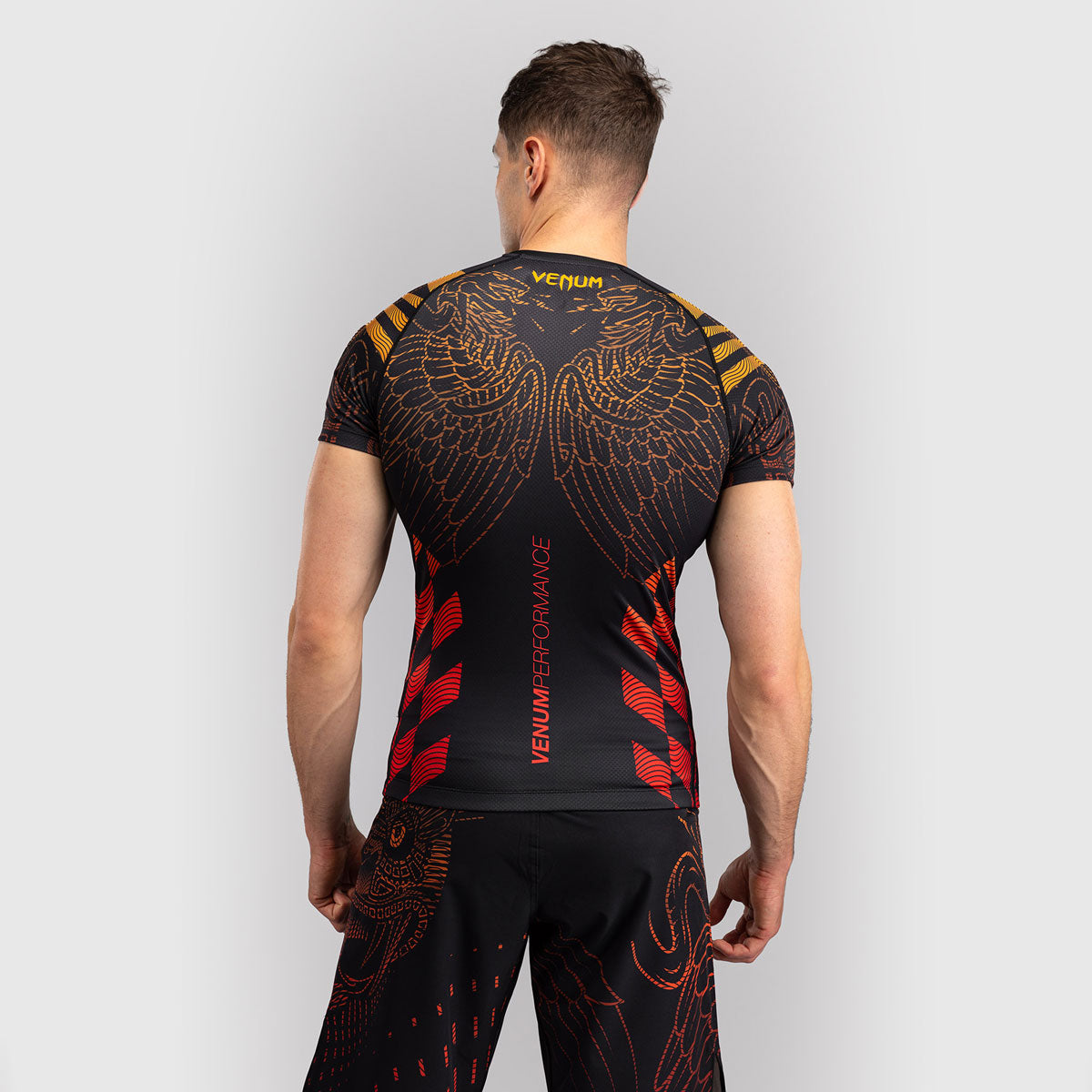 Venum Quetzal Fury Rashguard Kurzarm Schwarz-Rot