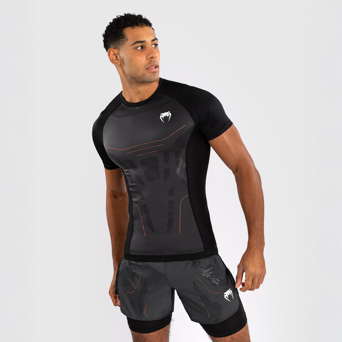 Venum Technical 3.0 Rashguard Kurzarm Grafit