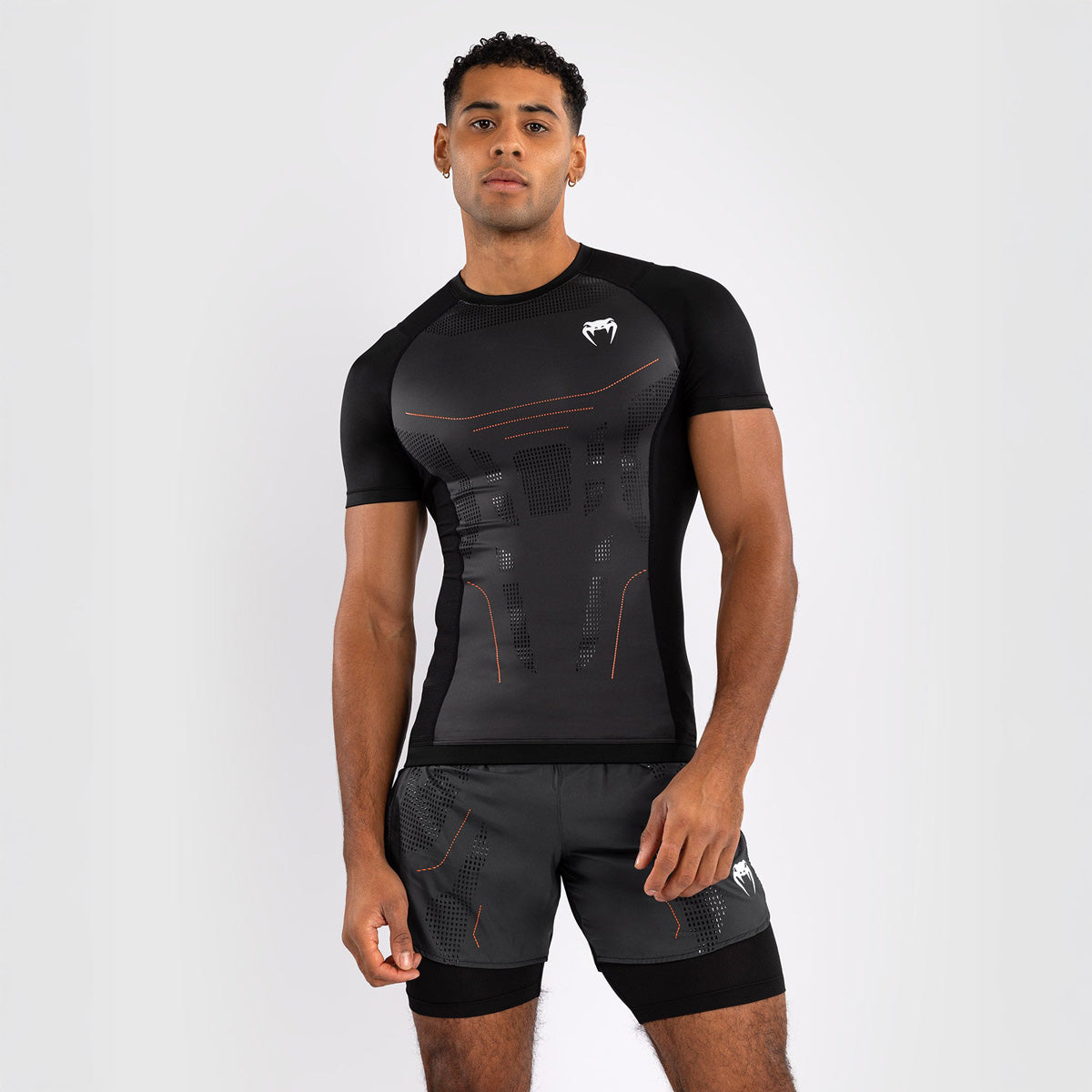 Venum Technical 3.0 Rashguard Kurzarm Grafit