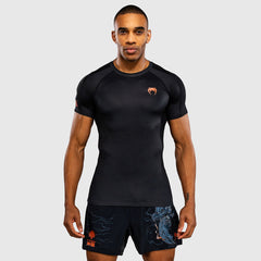 Venum Thunder Dragon Rashguard Kurzarm Schwarz