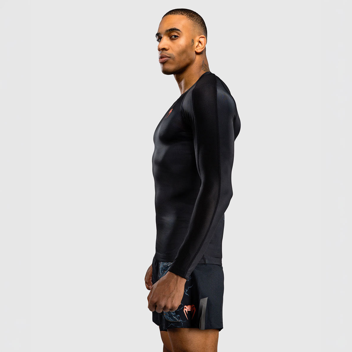 Venum Thunder Dragon Rashguard Langarm Schwarz