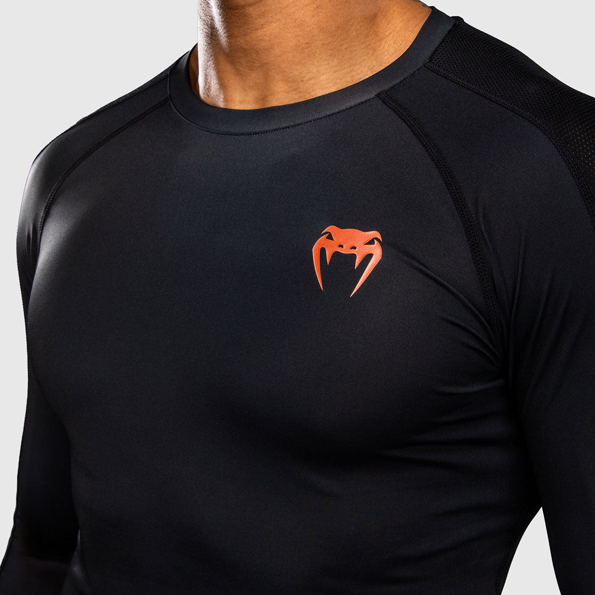 Venum Thunder Dragon Rashguard Langarm Schwarz