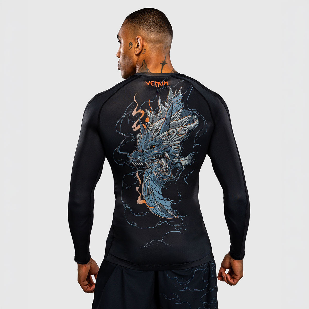 Venum Thunder Dragon Rashguard Langarm Schwarz