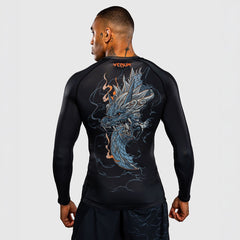 Venum Thunder Dragon Rashguard Langarm Schwarz