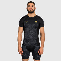 Venum x Chimaev Wild Borz Rashguard Kurzarm Schwarz