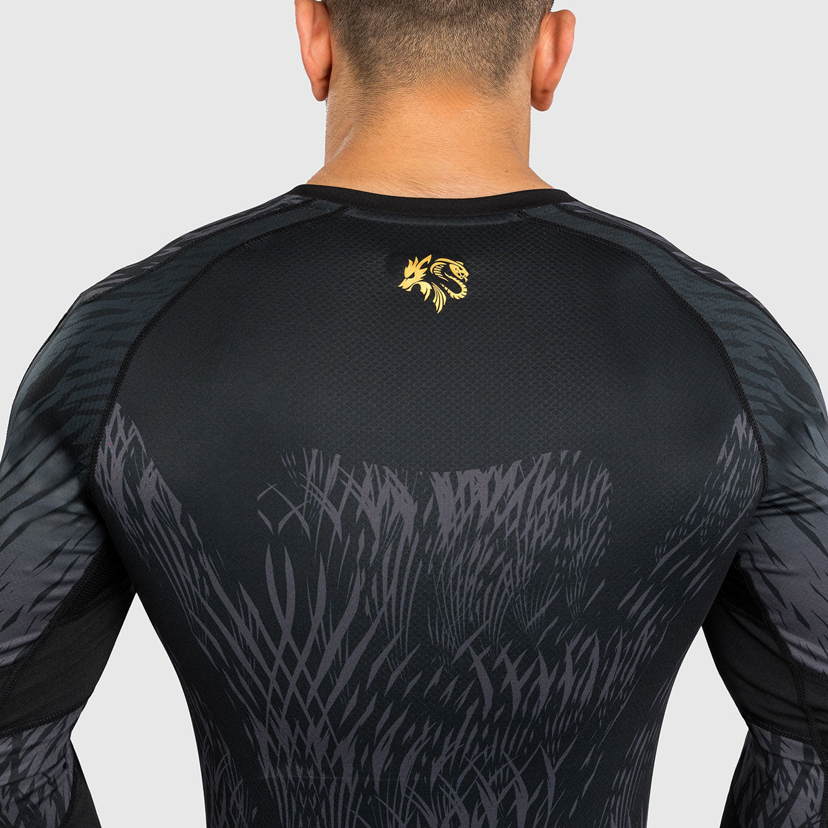 Venum x Chimaev Wild Borz langärmlig Schwarz