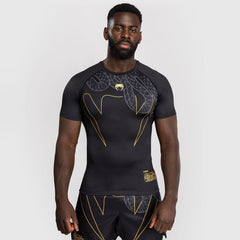 Venum Serpenti Rashguard Kurzarm Schwarz