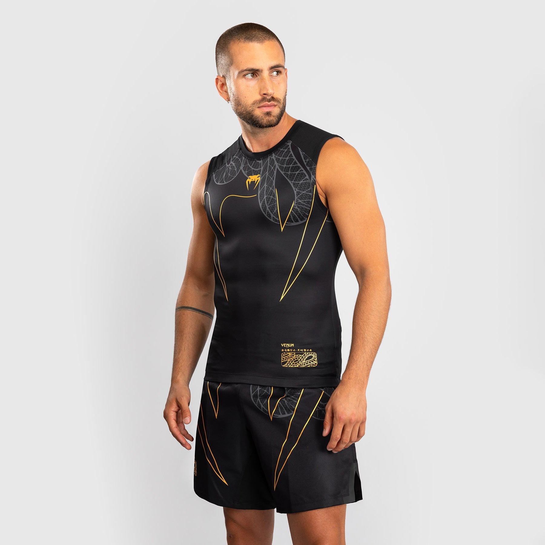 Venum Serpenti ärmellos Schwarz