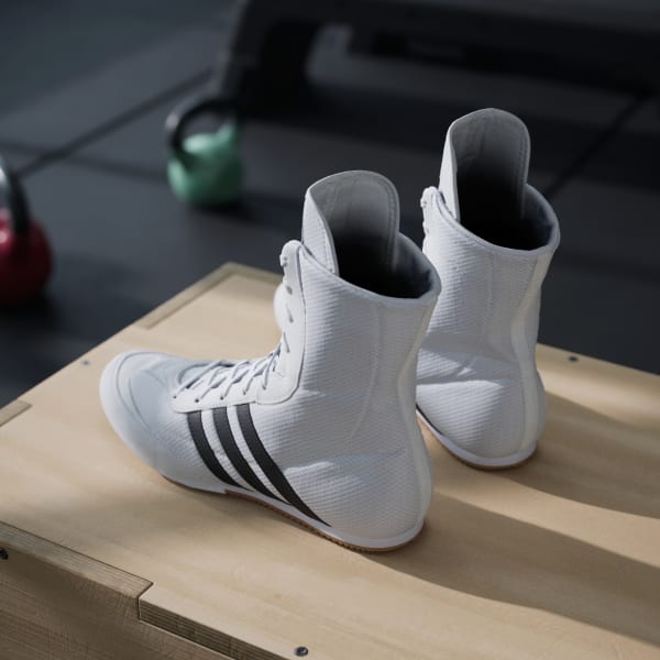 Boxschuhe Adidas Box Hog 2 Schwarz-Weiß