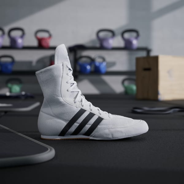 Boxschuhe Adidas Box Hog 2 Schwarz-Weiß