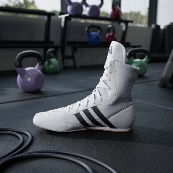 Boxschuhe Adidas Box Hog 2 Schwarz-Weiß