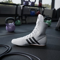 Boxschuhe Adidas Box Hog 2 Schwarz-Weiß