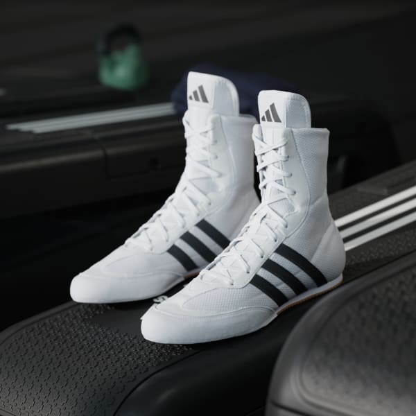 Boxschuhe Adidas Box Hog 2 Schwarz-Weiß
