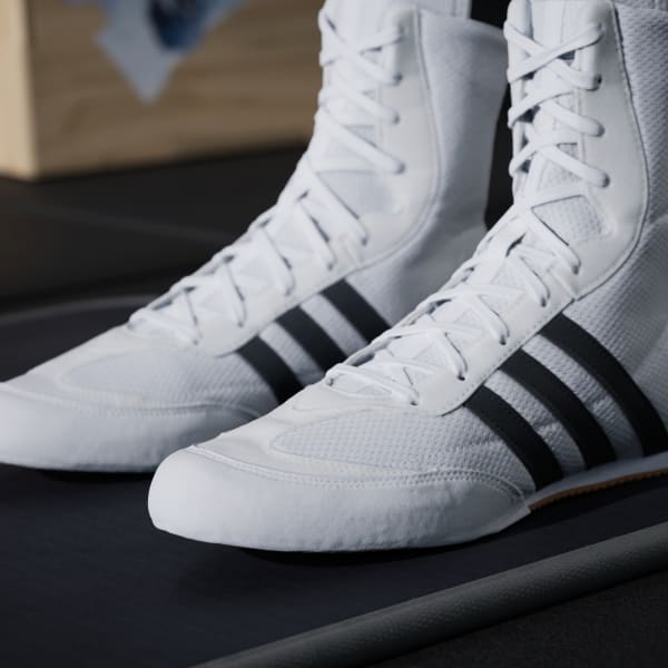 Boxschuhe Adidas Box Hog 2 Schwarz-Weiß