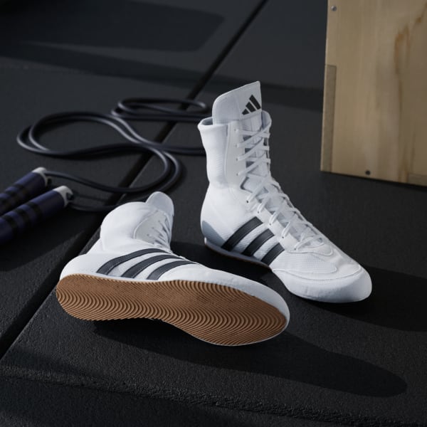Boxschuhe Adidas Box Hog 2 Schwarz-Weiß