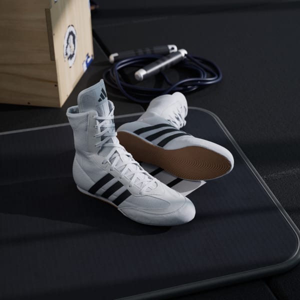 Boxschuhe Adidas Box Hog 2 Schwarz-Weiß