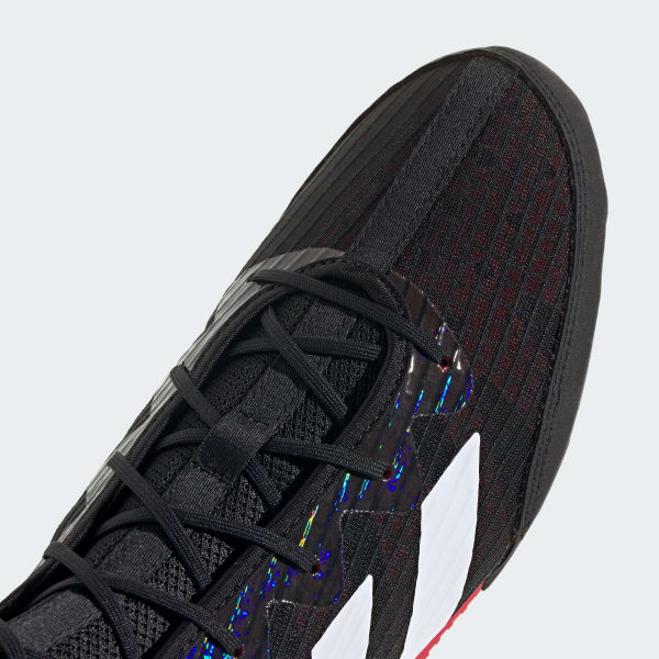 Boxschuhe Adidas Box Hog 4 Schwarz-Weiß