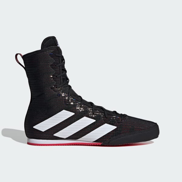 Boxschuhe Adidas Box Hog 4 Schwarz-Weiß