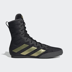 Boxschuhe Adidas Box Hog 4 Schwarz-Gold
