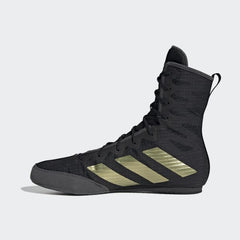 Boxschuhe Adidas Box Hog 4 Schwarz-Gold