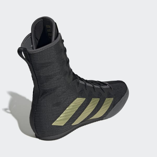 Boxschuhe Adidas Box Hog 4 Schwarz-Gold