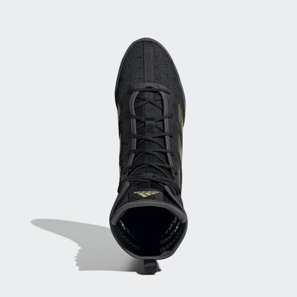 Boxschuhe Adidas Box Hog 4 Schwarz-Gold