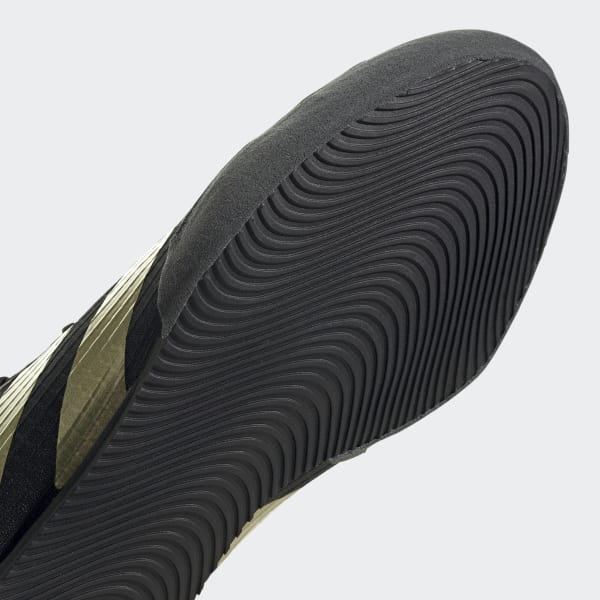 Boxschuhe Adidas Box Hog 4 Schwarz-Gold