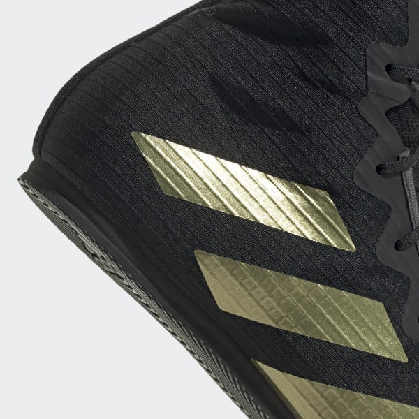 Boxschuhe Adidas Box Hog 4 Schwarz-Gold