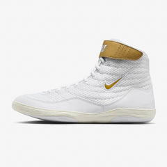 Ringerschuhe-Wrestling Nike Inflict 3 Weiß-Gold