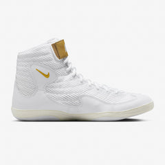Ringerschuhe-Wrestling Nike Inflict 3 Weiß-Gold
