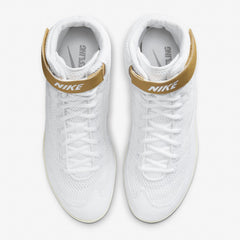 Ringerschuhe-Wrestling Nike Inflict 3 Weiß-Gold