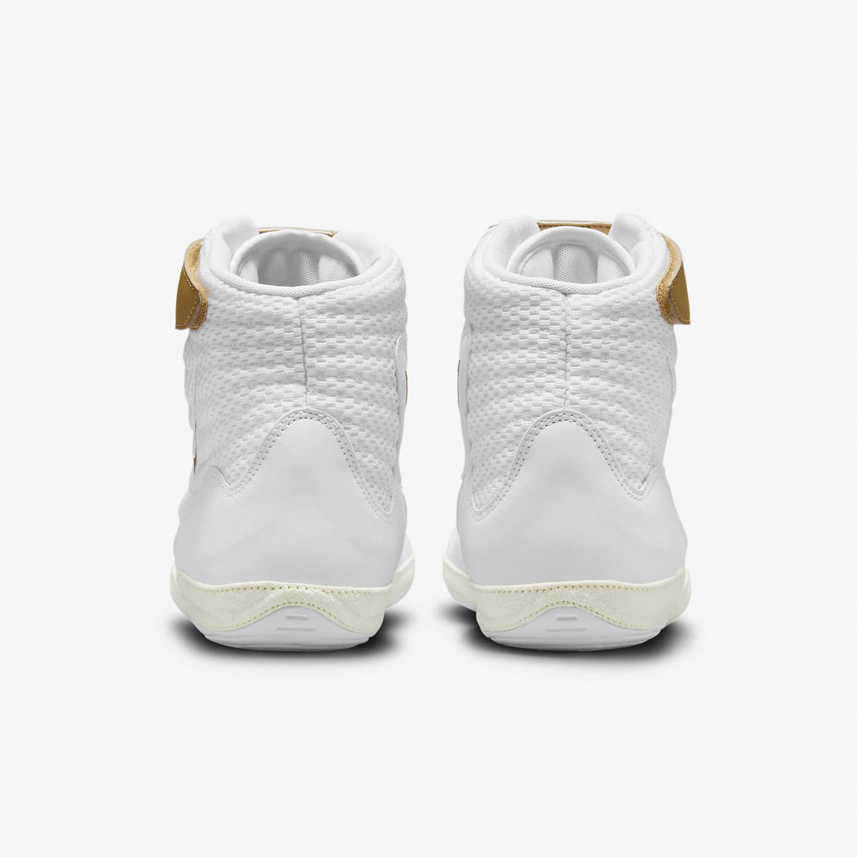 Ringerschuhe-Wrestling Nike Inflict 3 Weiß-Gold