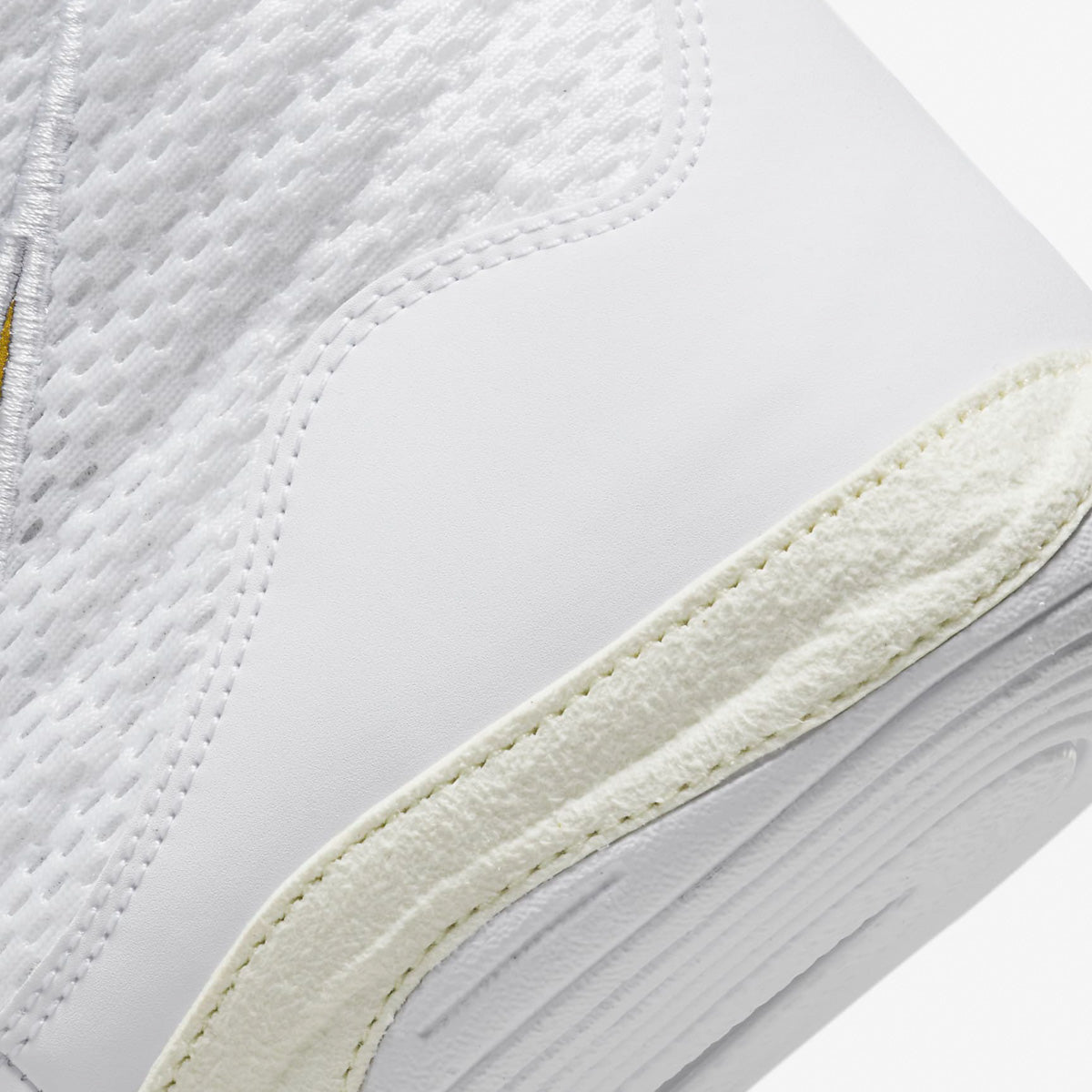 Ringerschuhe-Wrestling Nike Inflict 3 Weiß-Gold