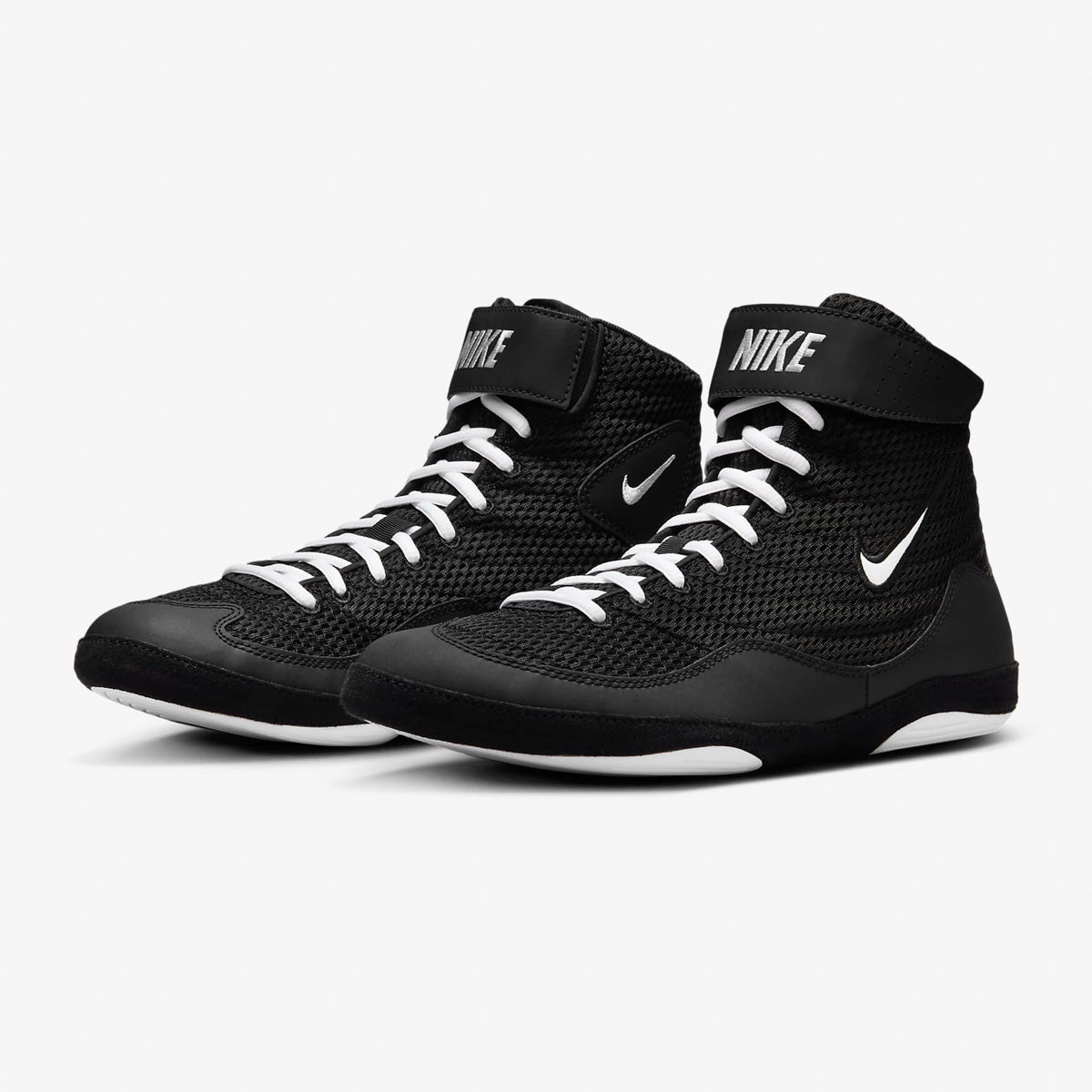 Ringerschuhe-Wrestling Nike Inflict 3 Schwarz