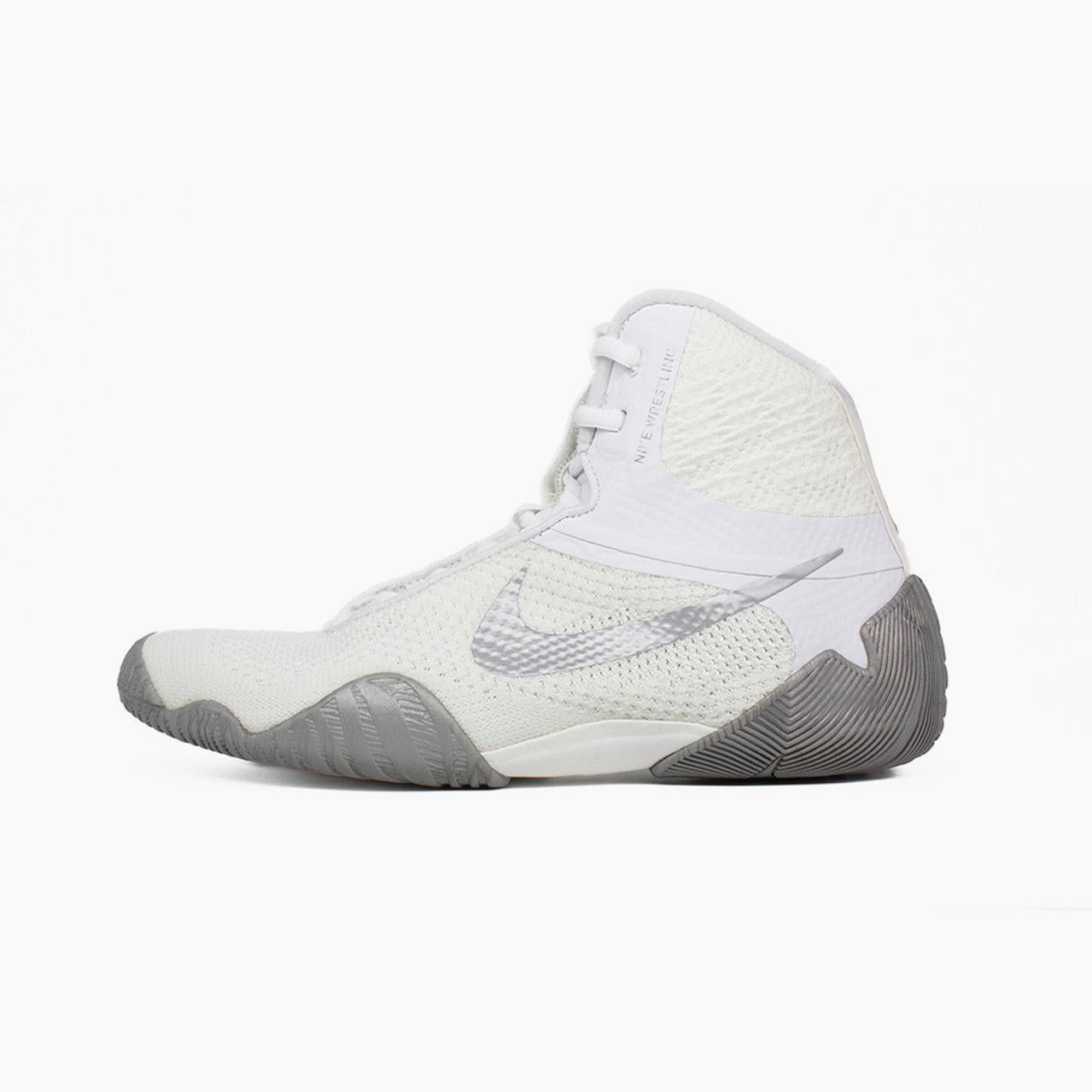 Ringerschuhe-Wrestling Nike Tawa Weiß-Silber